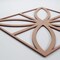 Ekena Millwork Large Swansea Decorative Fretwork Wood Wall Panels, Wood (Paint Grade), 23 3/8"W x 23 3/8"H x 3/8"T WALW24X24X0375SWNMF - alternate 6